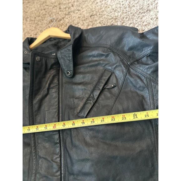 Vintage Wilson Leather Jacket Genuine Leather, Size XL - Picture 11 of 16